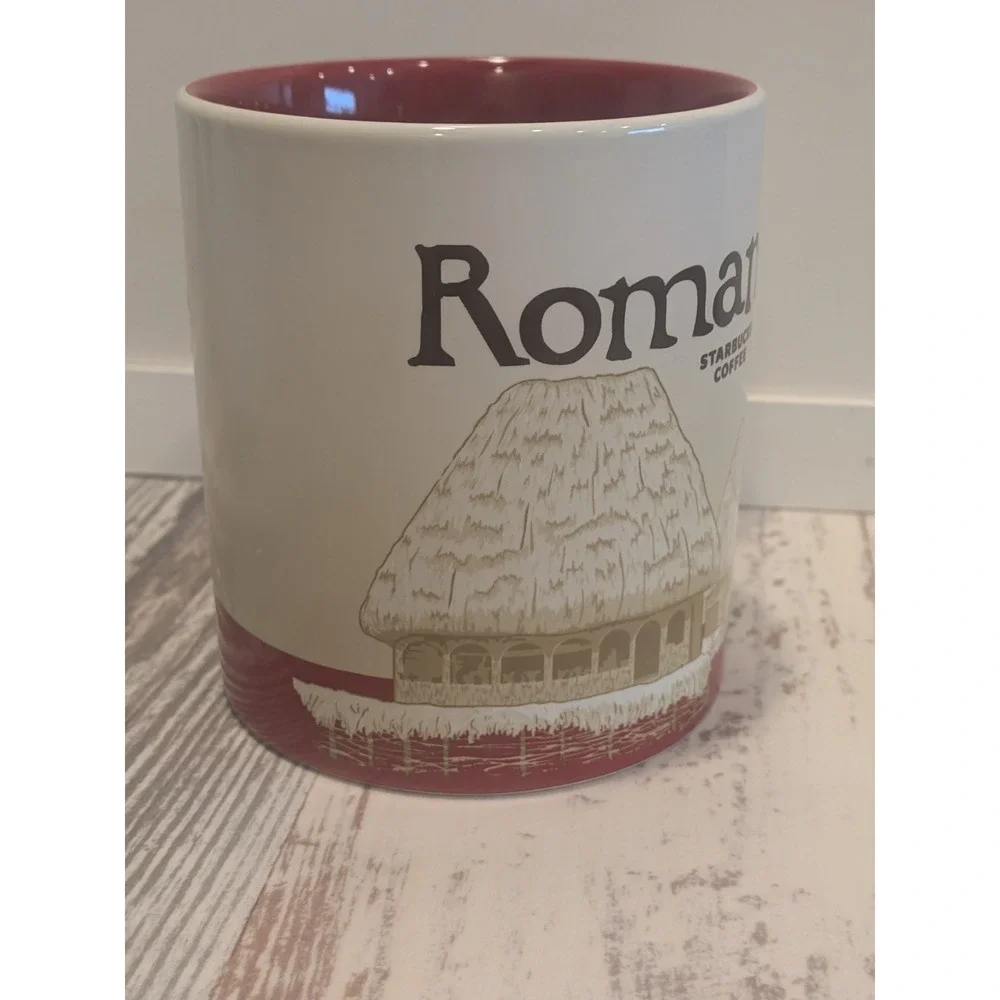 Starbucks Global Icon Romania 16oz With Sticker